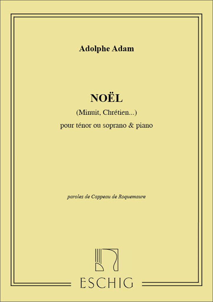 Minuit Chretien Soprano Ou Tenor-Piano